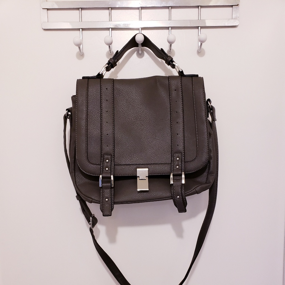 Grey crossbody bag